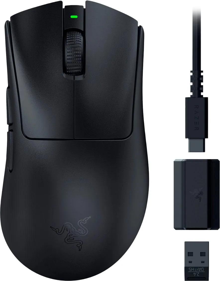 Миша бездротова Razer DeathAdder V3 Hyperspeed Black (RZ01-05140100-R3G1) - мініатюра 2