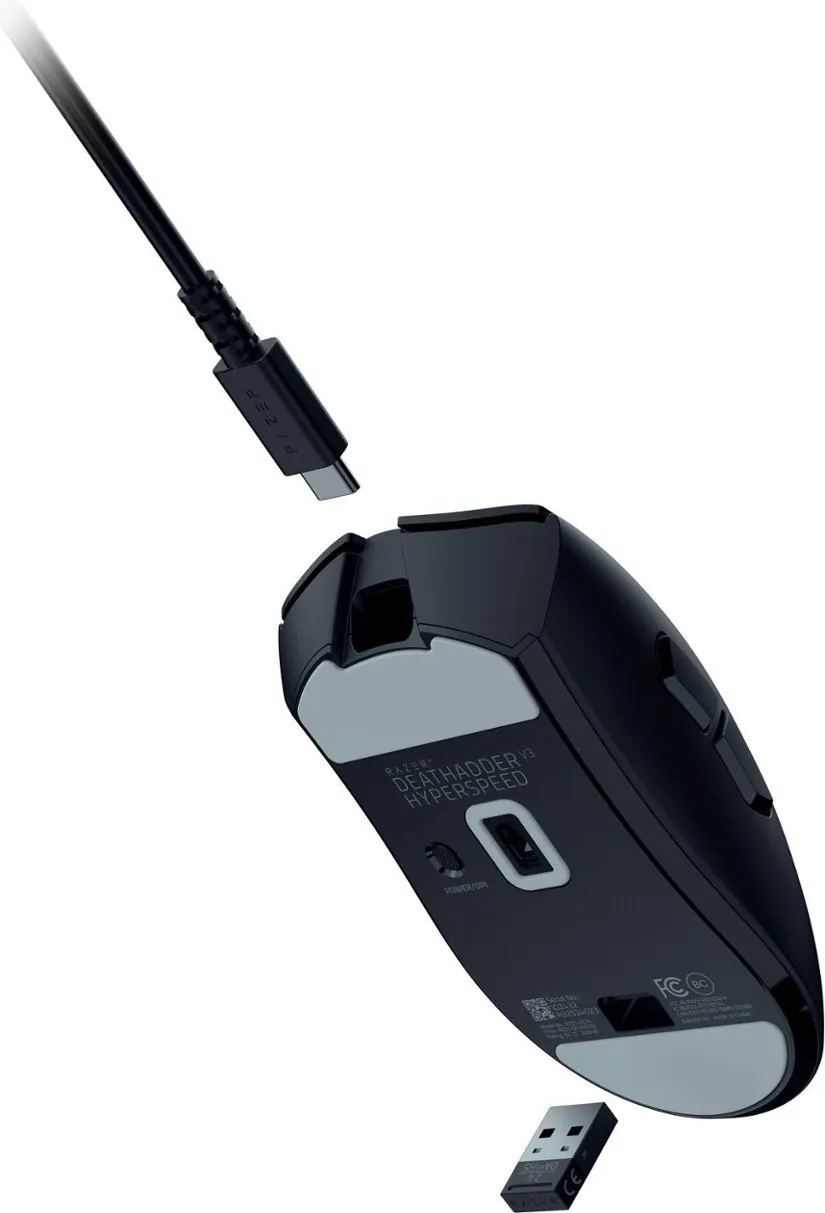 Миша бездротова Razer DeathAdder V3 Hyperspeed Black (RZ01-05140100-R3G1) - мініатюра 6