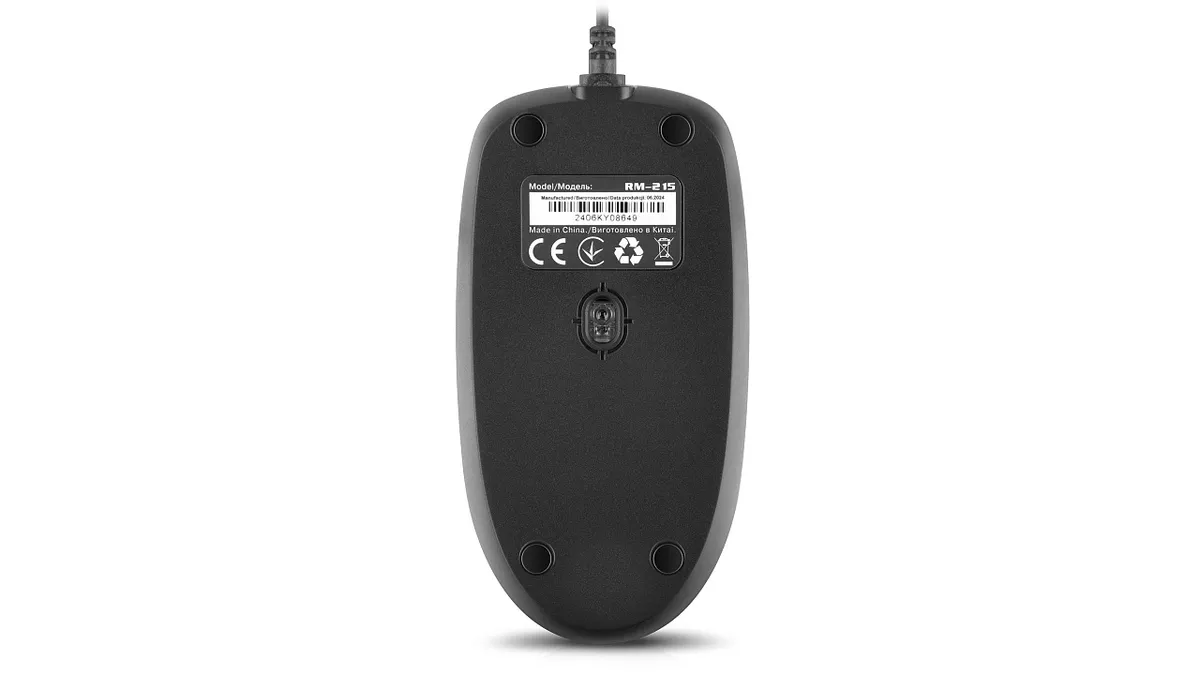 Миша REAL-EL RM-215 Black (EL123200037) - мініатюра 7