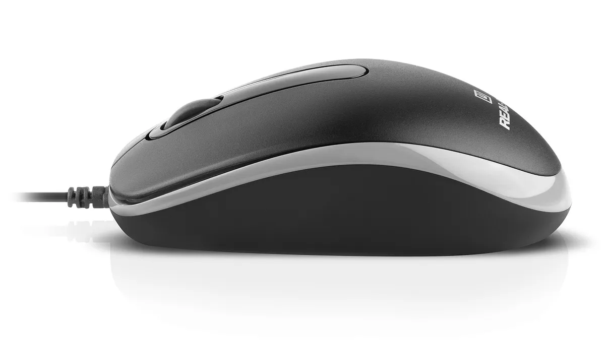 Миша REAL-EL RM-217 Black (EL123200038) - мініатюра 4
