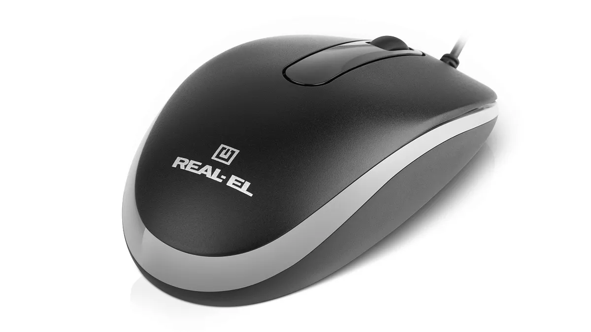 Миша REAL-EL RM-217 Black (EL123200038) - мініатюра 5