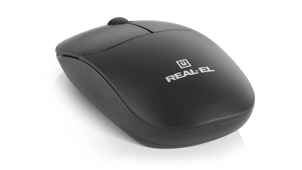 Миша бездротова REAL-EL RM-311 W Black - мініатюра 4