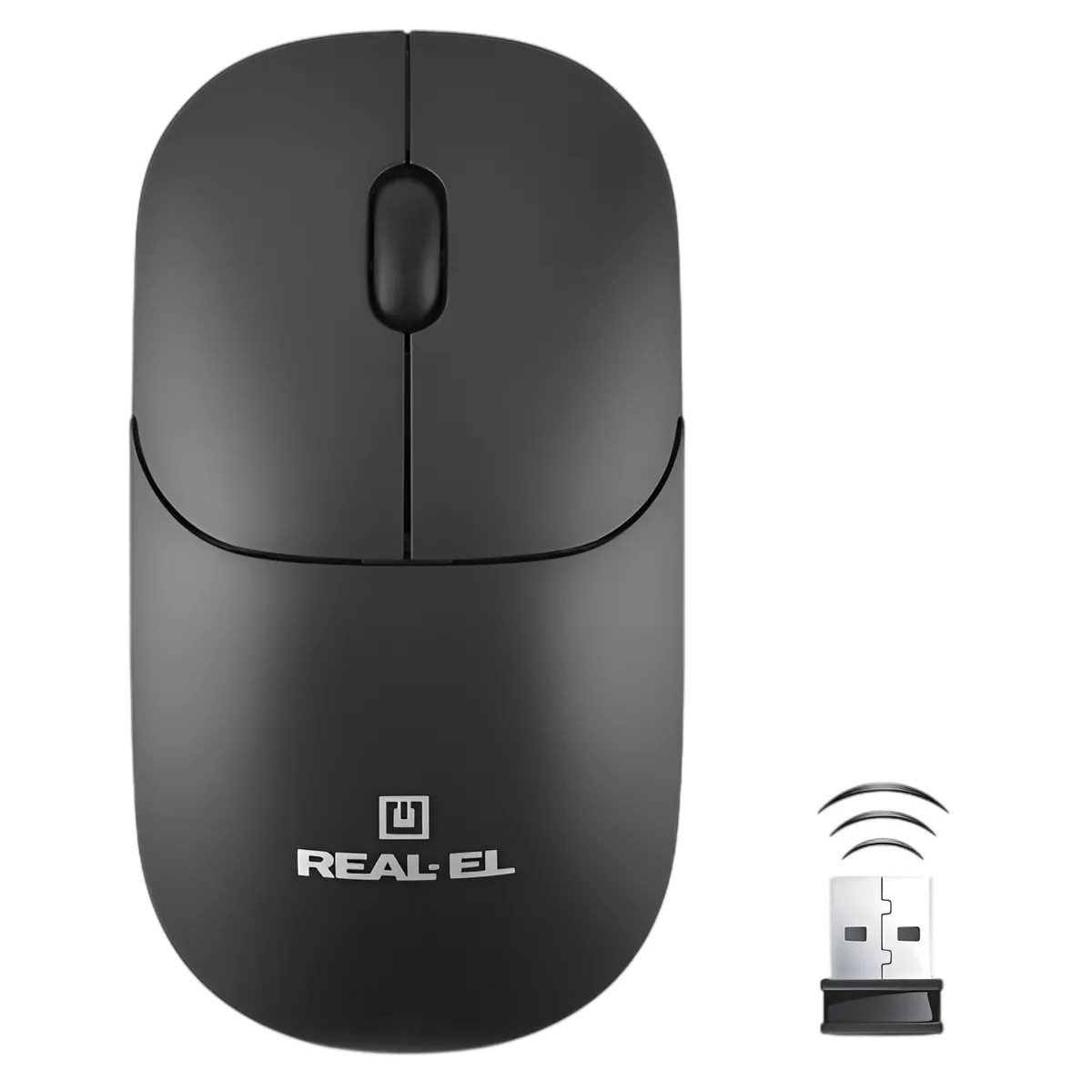 Миша бездротова REAL-EL RM-313 W Black - мініатюра 11