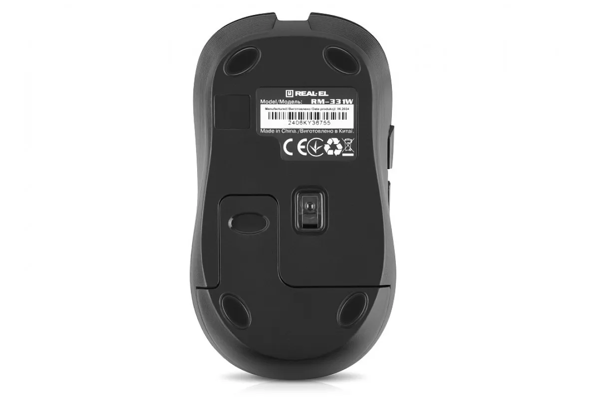 Миша бездротова REAL-EL RM-331W Black - мініатюра 4