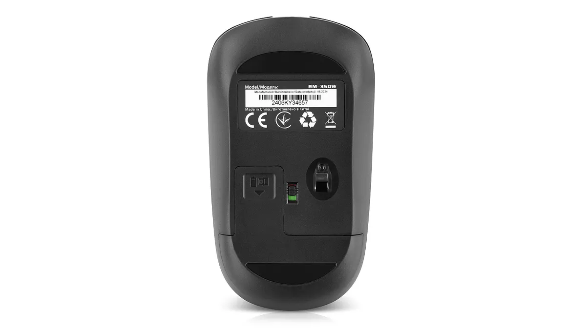 Миша бездротова REAL-EL RM-350W Black - мініатюра 7