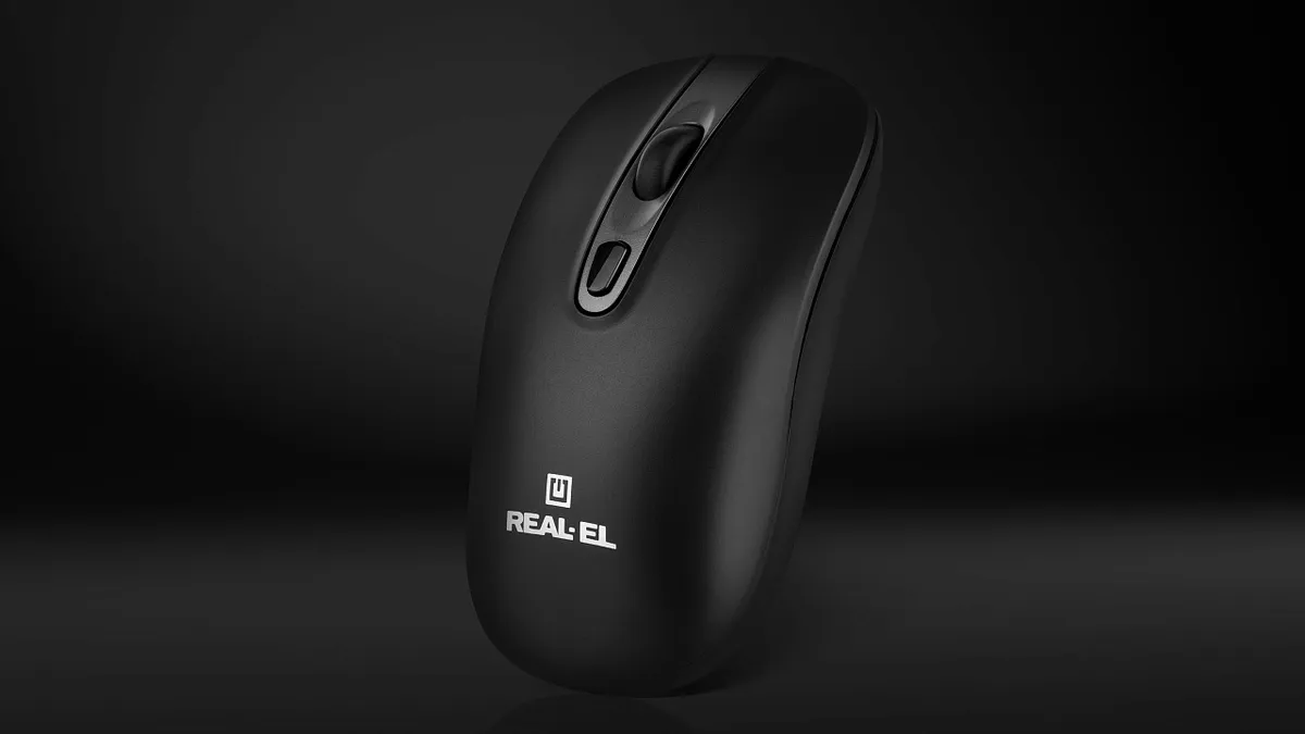 Миша бездротова REAL-EL RM-350W Black - мініатюра 8