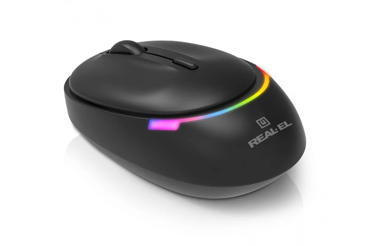 Миша бездротова REAL-EL RM-440W Black - мініатюра 3
