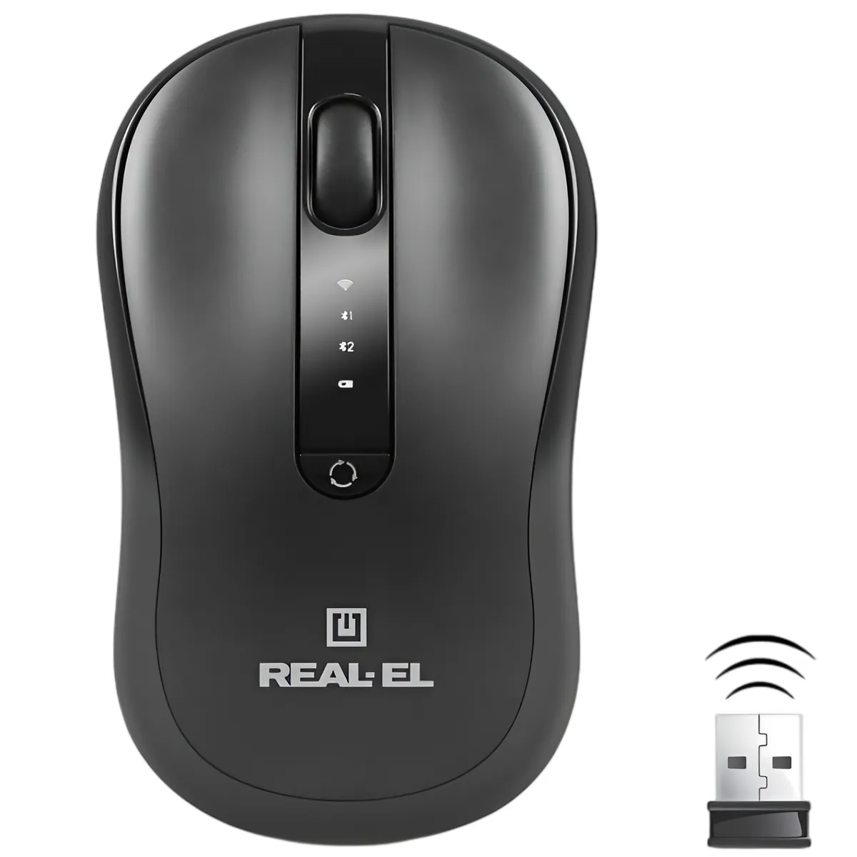 Миша бездротова REAL-EL RM-450W Black - мініатюра 14