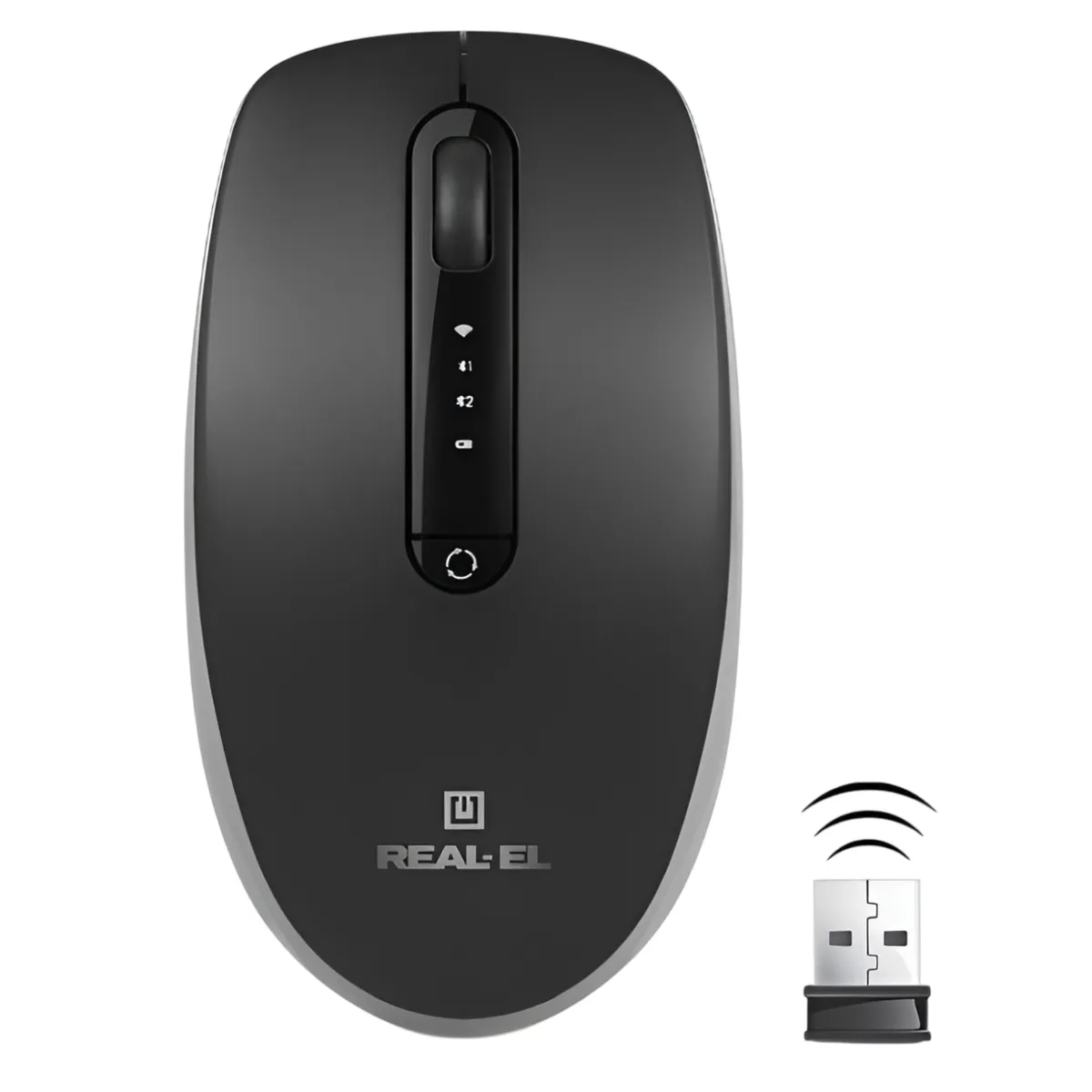 Миша бездротова REAL-EL RM-455W Black - мініатюра 17