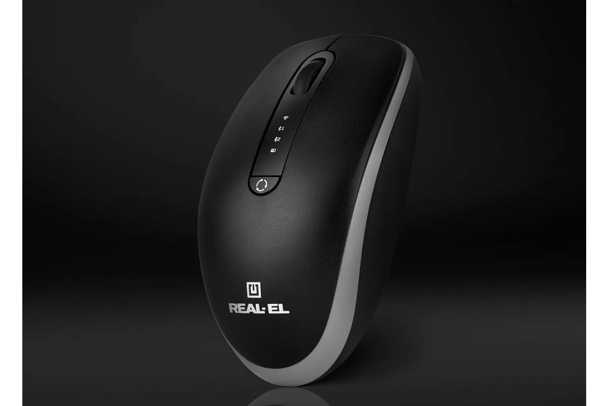 Миша бездротова REAL-EL RM-455W Black - мініатюра 4