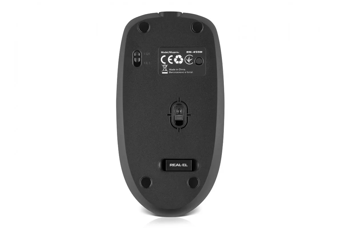 Миша бездротова REAL-EL RM-455W Black - мініатюра 5