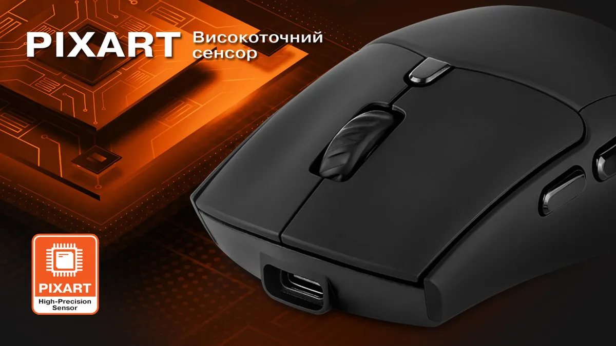 Миша бездротова REAL-EL RM-460W Black - мініатюра 15