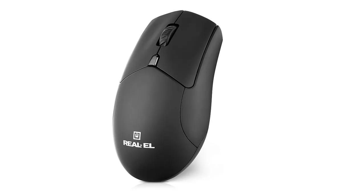 Миша бездротова REAL-EL RM-460W Black - мініатюра 4