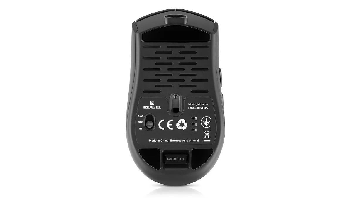 Миша бездротова REAL-EL RM-460W Black - мініатюра 7