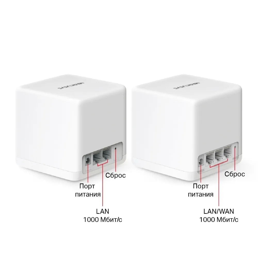 WiFi Mesh-система Mercusys Halo H60X 2-pack - мініатюра 2
