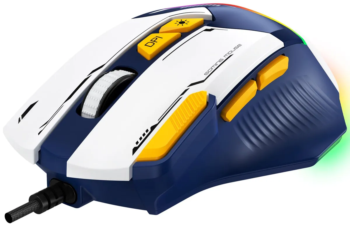 Миша GamePro GM300BL Blue-White - мініатюра 3