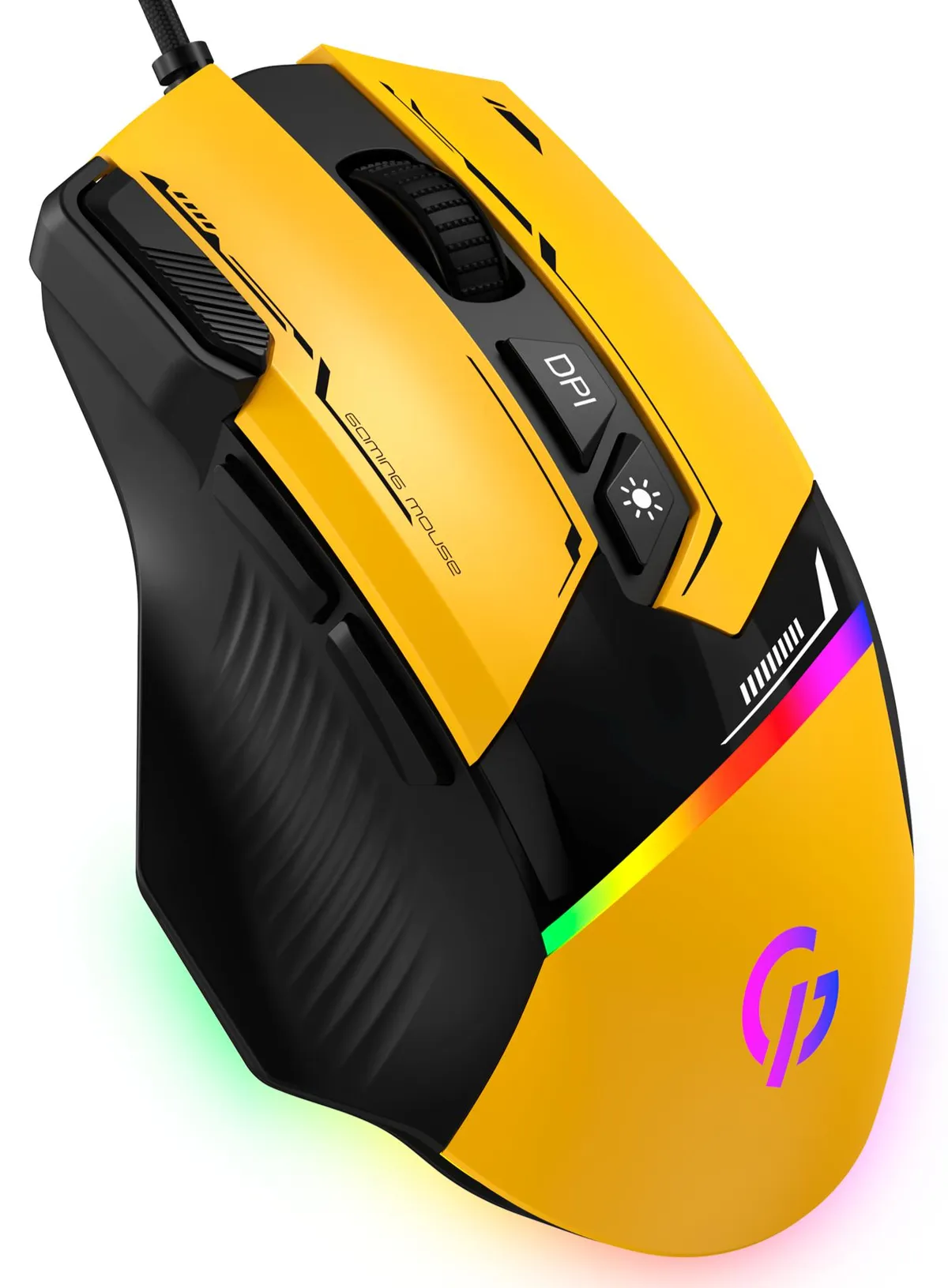 Миша GamePro GM300BL Yellow-Black - мініатюра 2
