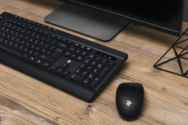 Комплект (клавіатура, миша) бездротовий 2E MK410 Black (2E-MK410MWB) - мініатюра 12
