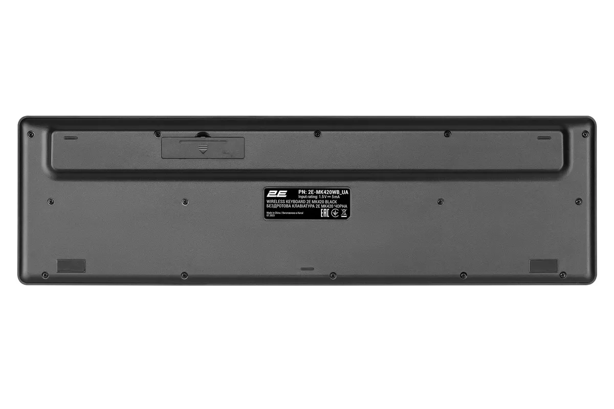Комплект (клавіатура, миша) бездротовий 2E MK420 Black (2E-MK420WB_UA) - мініатюра 11