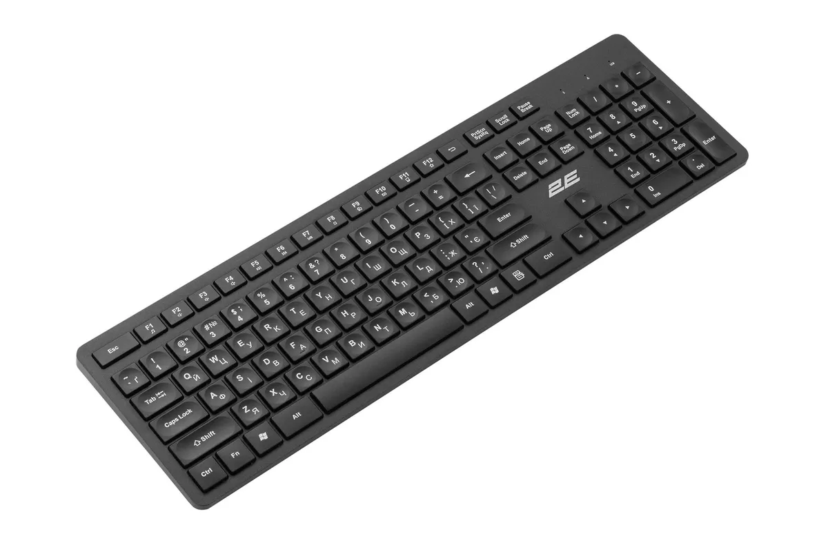Комплект (клавіатура, миша) бездротовий 2E MK420 Black (2E-MK420WB_UA) - мініатюра 13