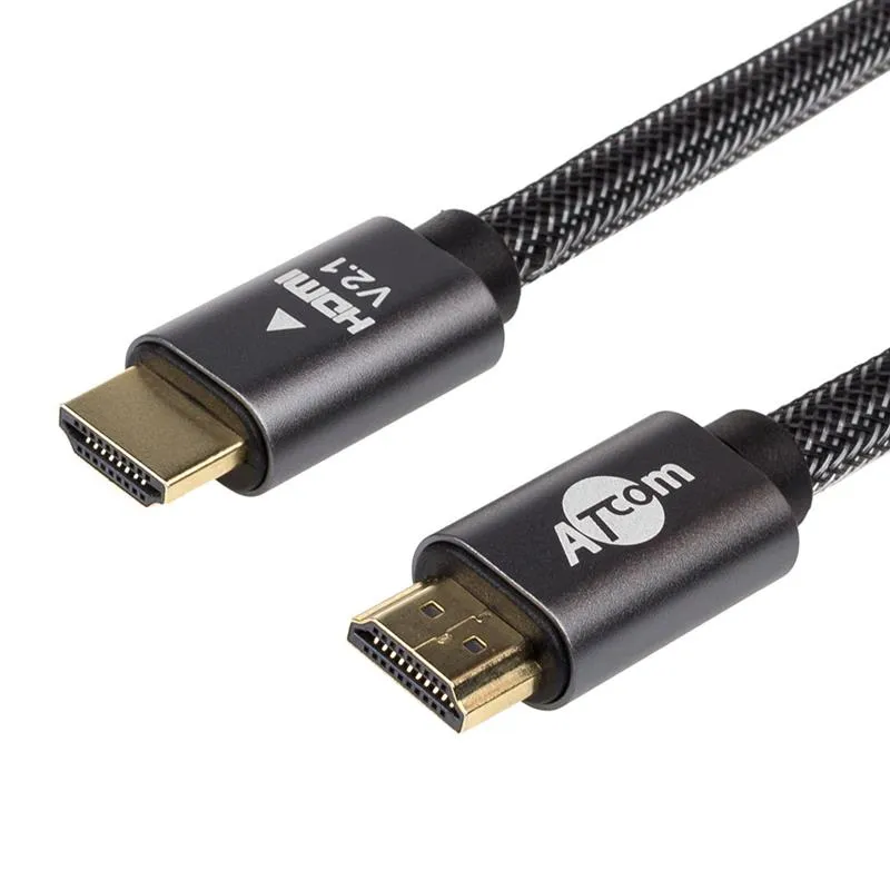 Кабель Atcom Premium HDMI - HDMI V 2.1 (M/M), 1 м, Black (AT23781) - зображення 1