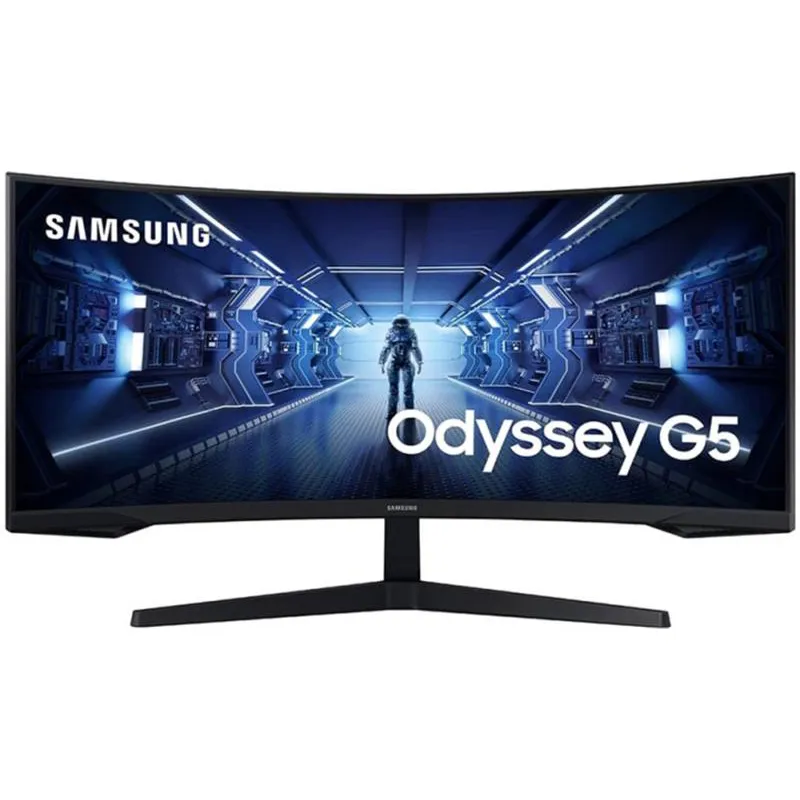 Монiтор Samsung 34" Odyssey G5 (LC34G55TWWIXCI) VA Black Curved - мініатюра 17