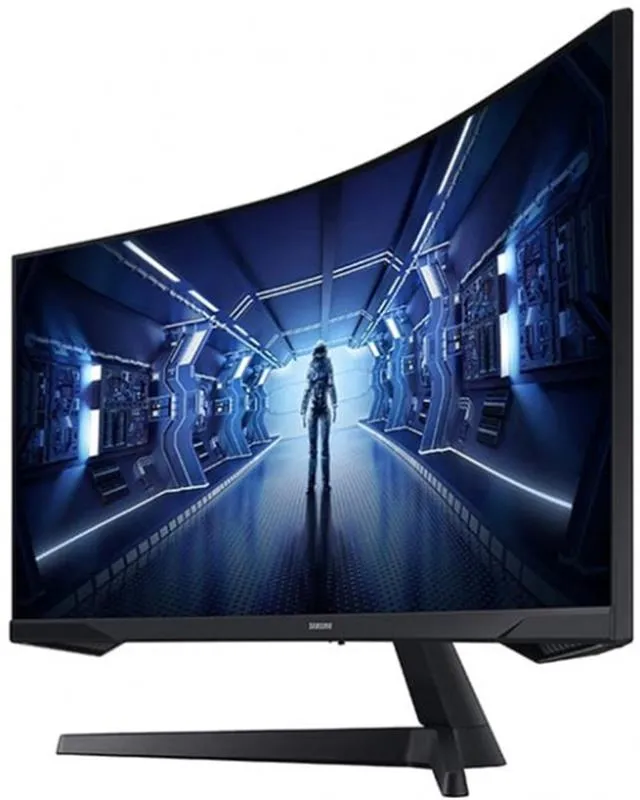 Монiтор Samsung 34" Odyssey G5 (LC34G55TWWIXCI) VA Black Curved - мініатюра 5
