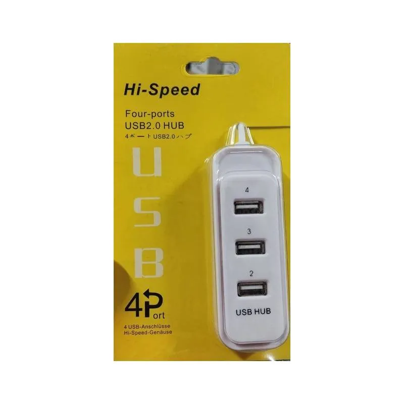 USB-хаб Atcom TD4006 4 ports White (AT10726) - зображення 1
