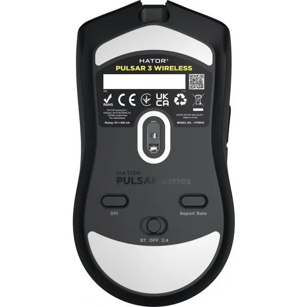 Миша бездротова Hator Pulsar 3 Wireless Black (HTM630) - мініатюра 5