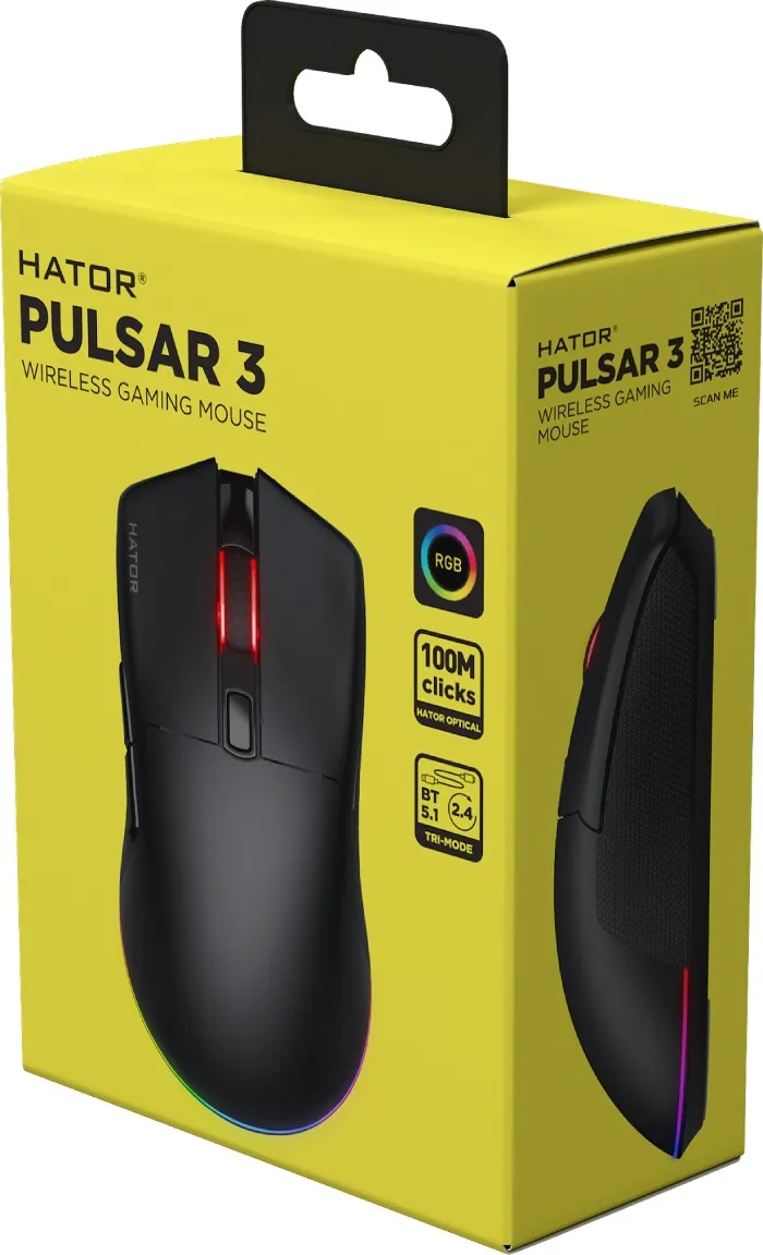 Миша бездротова Hator Pulsar 3 Wireless Black (HTM630) - мініатюра 6