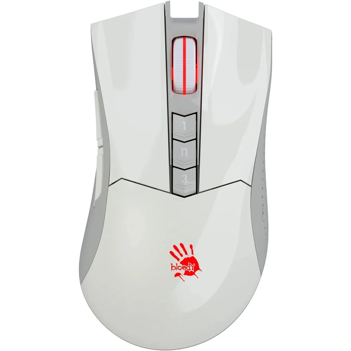 Миша Bloody R90 Plus Greyish White - мініатюра 4
