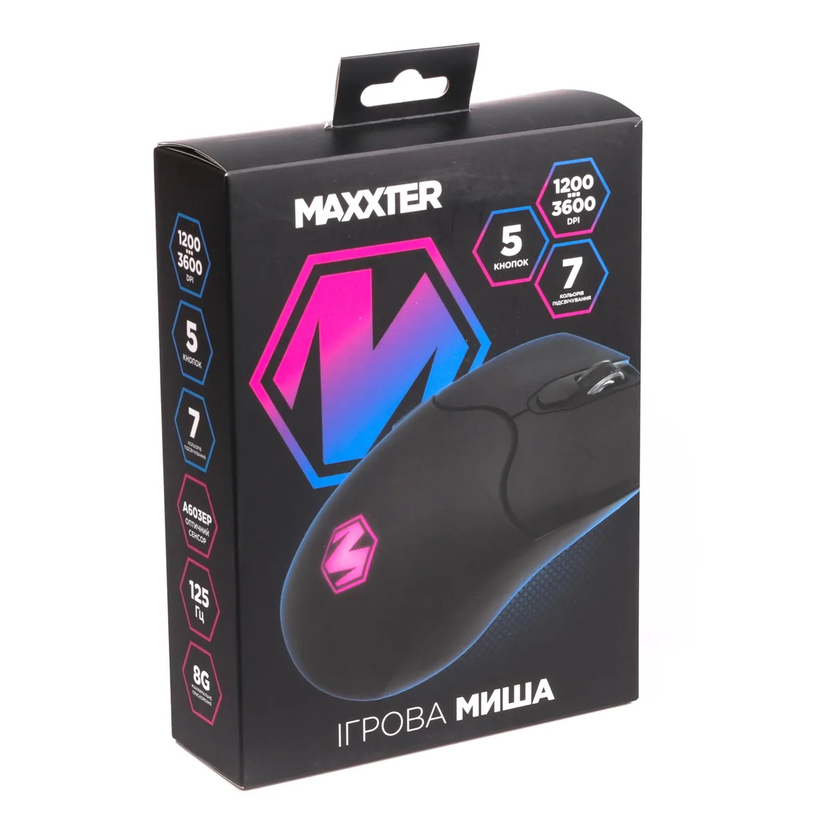 Миша Maxxter Instant 603 Black USB - мініатюра 5