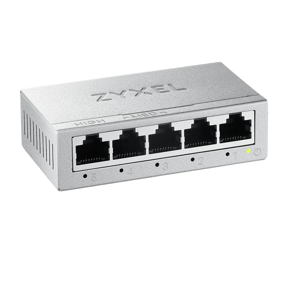 Комутатор ZYXEL GS-105B v5 (GS-105BV5-EU0101F) - мініатюра 3