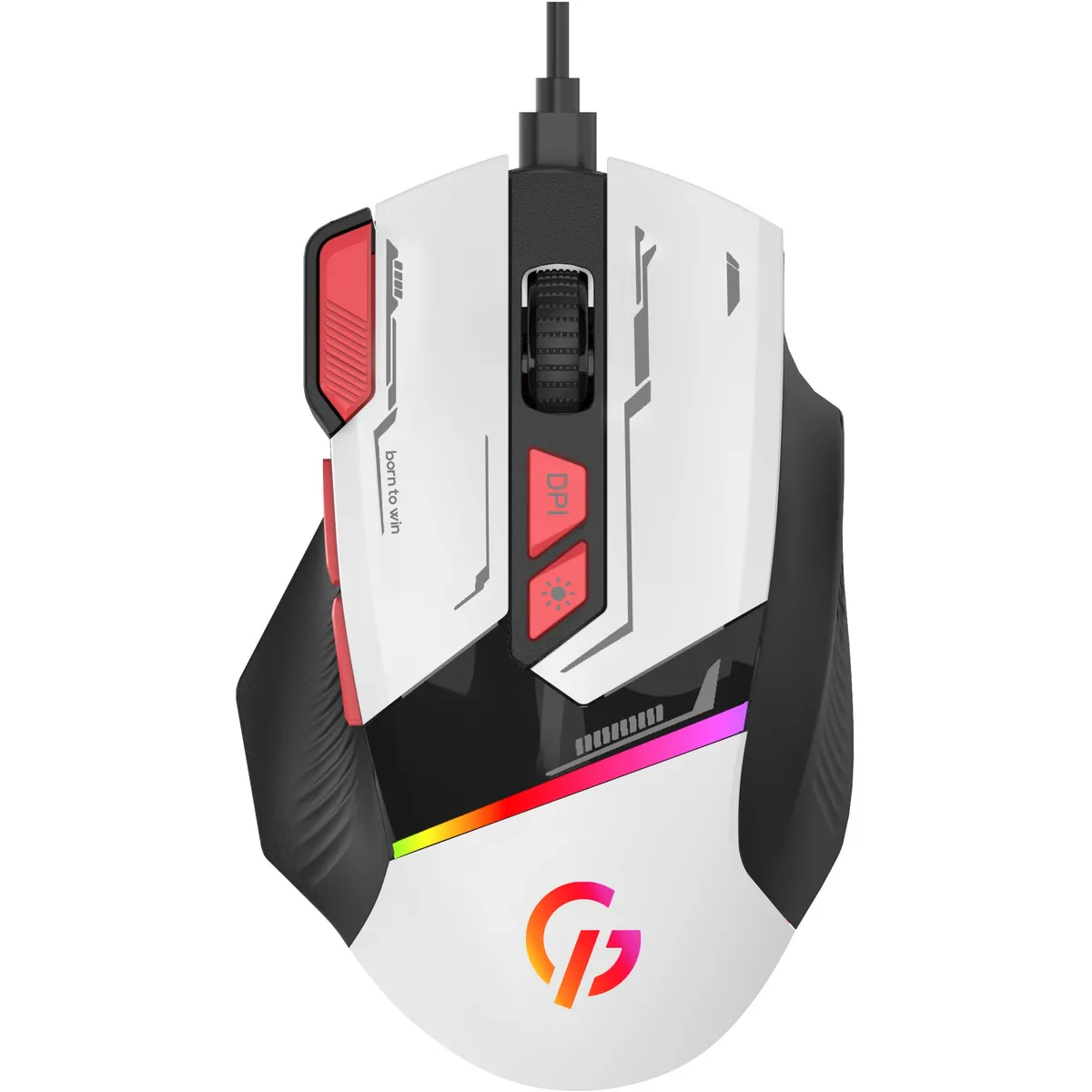 Миша GamePro GM300W White - зображення 1