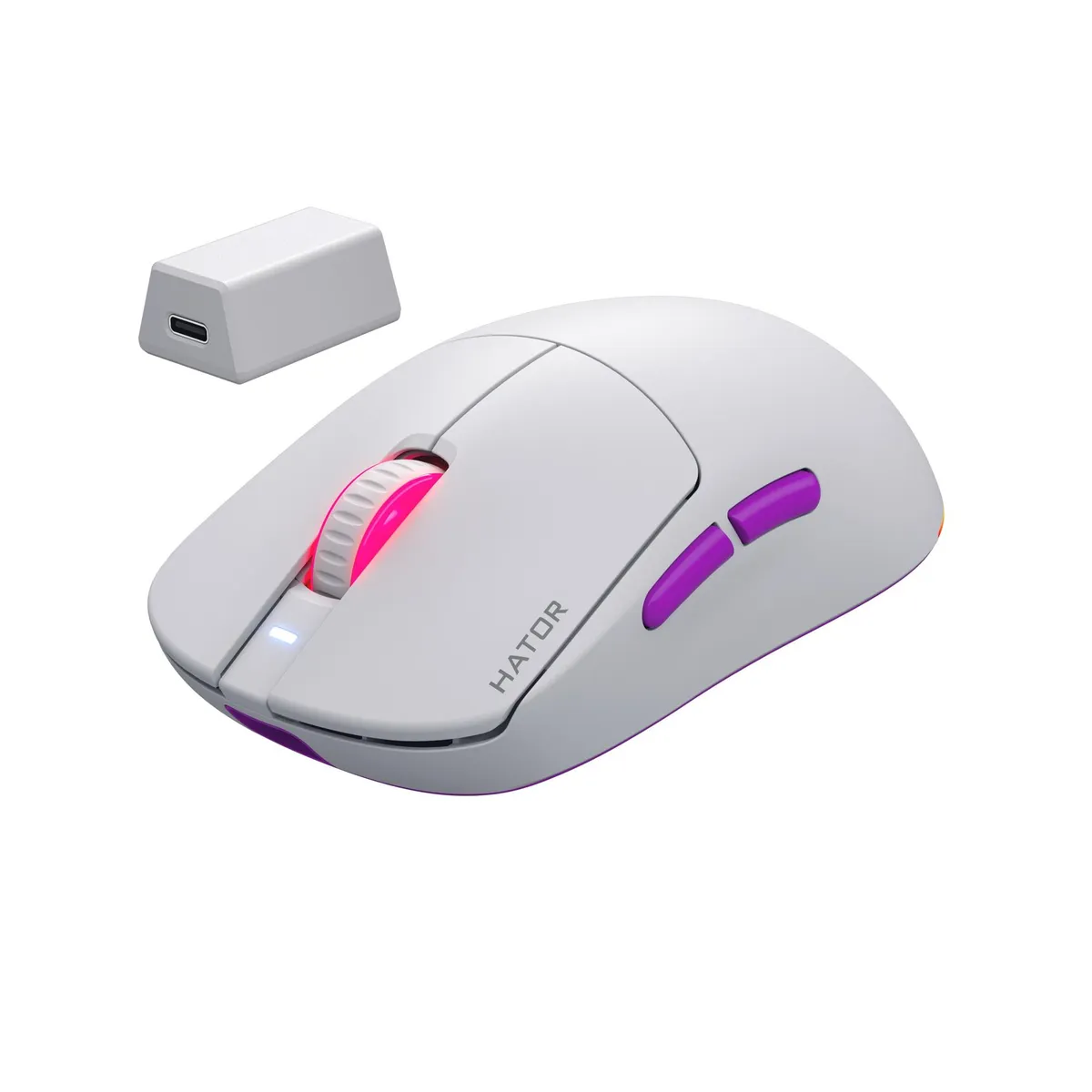 Миша бездротова Hator Quasar 3 Ultra 8K Wireless White (HTM771) - мініатюра 3