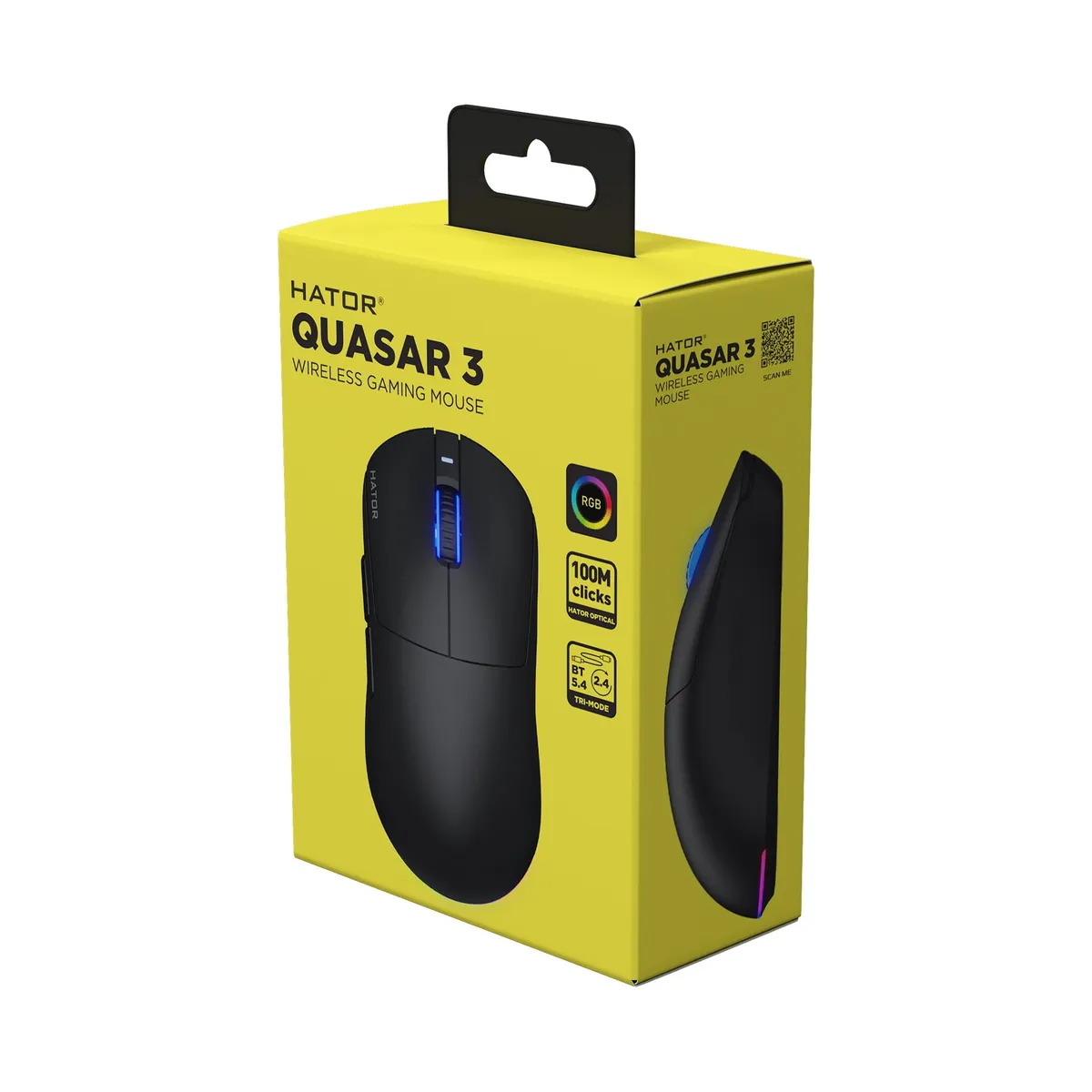 Миша бездротова Hator Quasar 3 Wireless Black (HTM730) - мініатюра 6