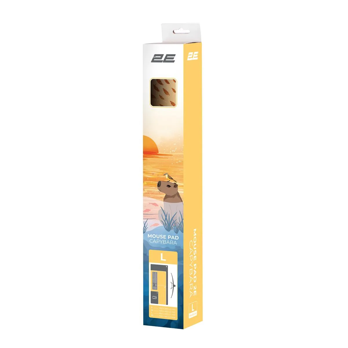 Ігрова поверхня 2E Capybarra L Yellow (2E-PAD-L-CAPY-YELLOW) - мініатюра 2