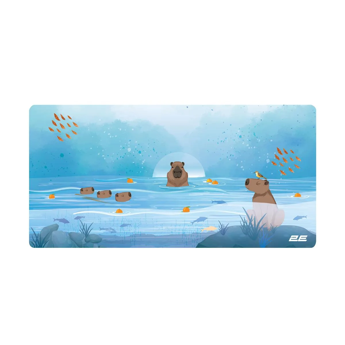 Ігрова поверхня 2E Capybarra L Blue (2E-PAD-L-CAPY-BLUE) - зображення 1