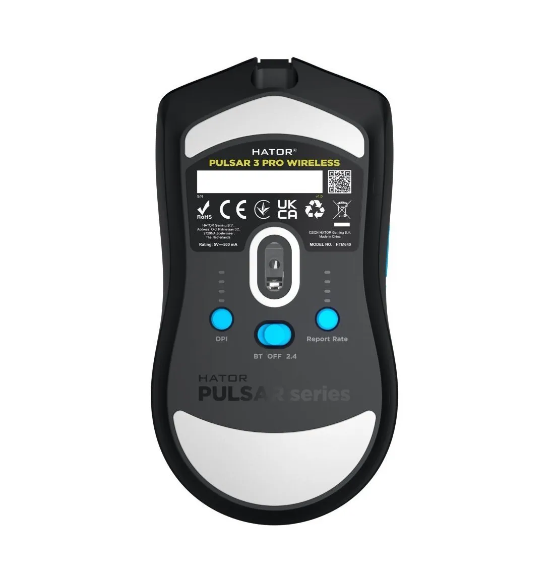 Миша бездротова Hator Pulsar 3 Pro Wireless Black (HTM640) - мініатюра 4
