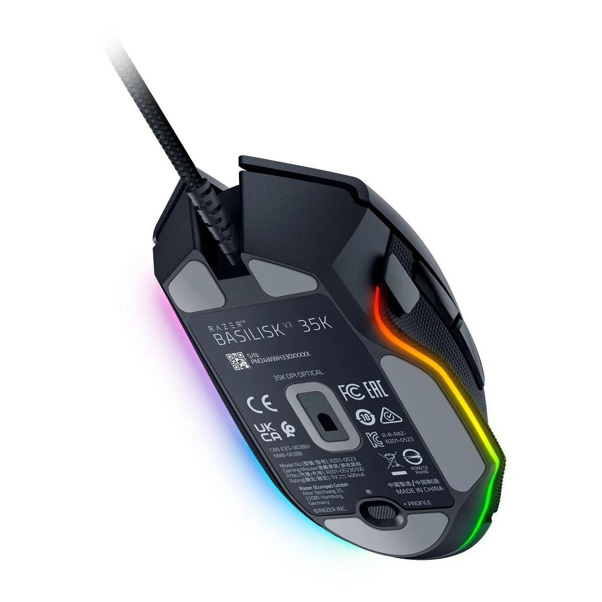 Миша Razer Basilisk V3 35K Black (RZ01-05230100-R3M1) - мініатюра 3