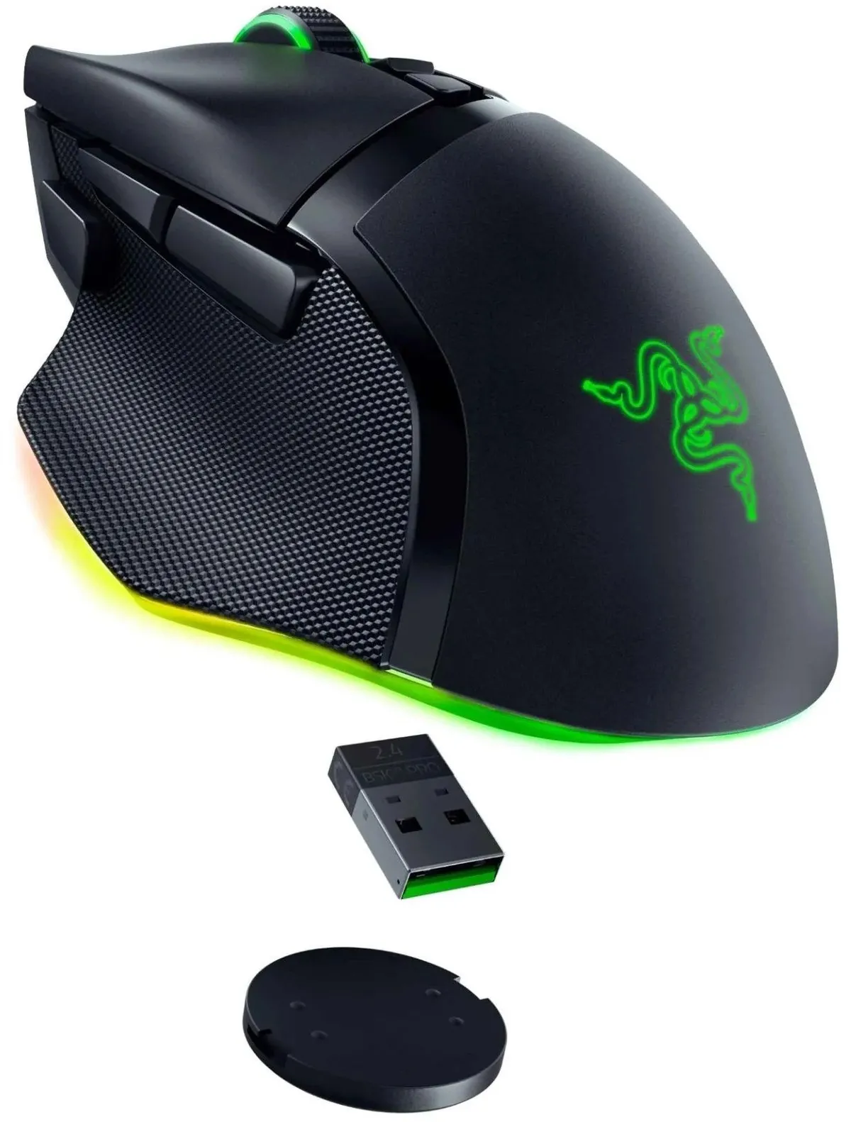 Миша бездротова Razer Basilisk V3 Pro 35K Black (RZ01-05240100-R3G1) - мініатюра 2