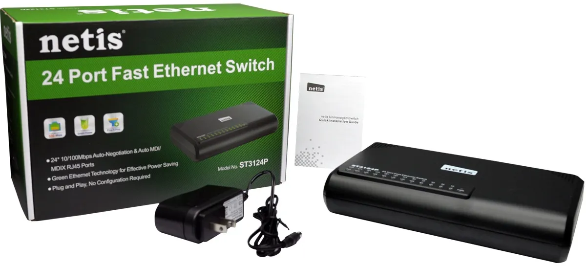 Комутатор Netis ST3124P - мініатюра 4