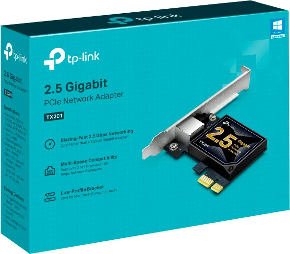 Мережевий адаптер TP-Link TX201 - мініатюра 3