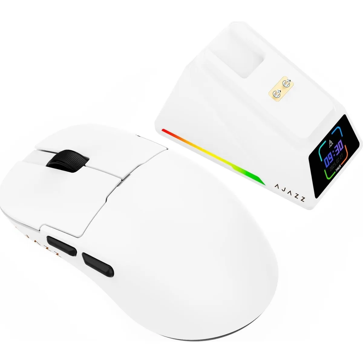 Миша бездротова Ajazz AJ159 Apex White (AJM159-A-W) - мініатюра 4