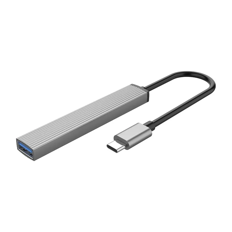 USB-хаб Orico AH-A12F-GY-BP USB Type-C 3-в-1 Grey (CA913770) - мініатюра 3