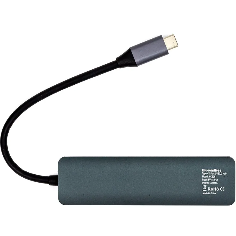 USB-хаб Blueendless USB Type-C 5-в-1(CA913435) - мініатюра 3