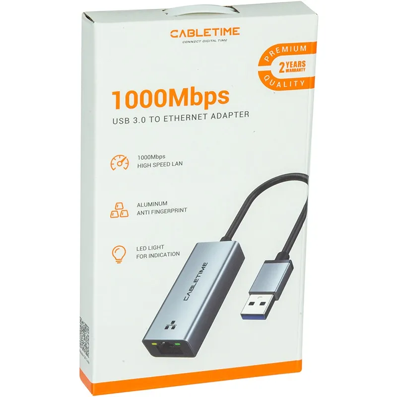 Мережевий адаптер Cabletime CA913367 - мініатюра 3