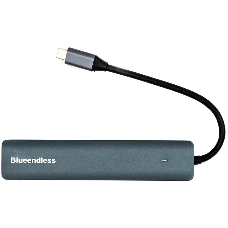 USB-хаб Blueendless USB Type-C 6-в-1 (CA913909) - мініатюра 2