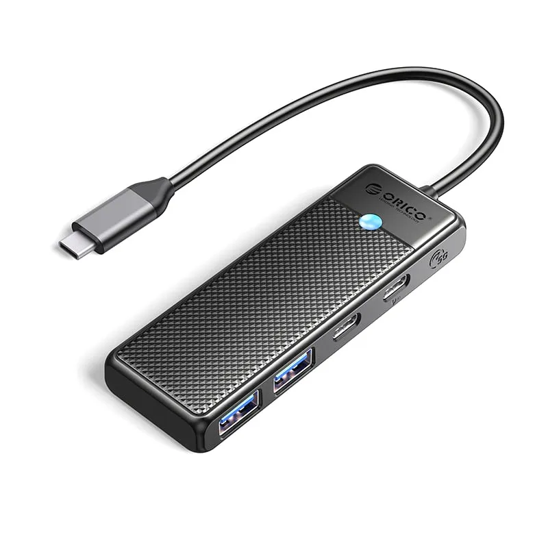 USB-хаб Orico PAPW2AC-C3-015-BK-EP USB Type-C 4-в-1  (CA914210) - зображення 1