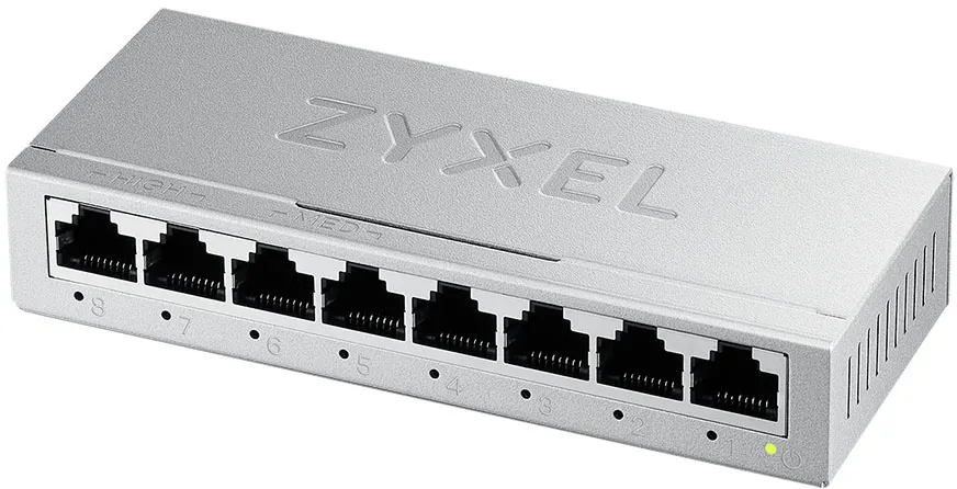 Комутатор ZYXEL GS-108B v5 (GS-108BV5-EU0101F) - мініатюра 2